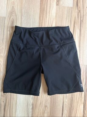 Sweaty Betty Black Athletic Shorts - High Waist Performance - M